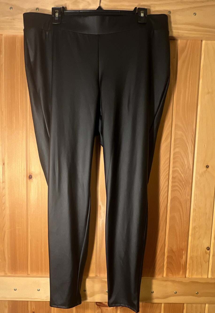 Torrid Signature Waist Faux Leather Leggings Black Size 2